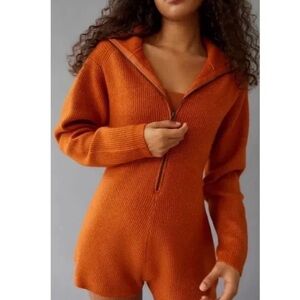 Urban Outfitters - Ella Louise Ribbed Sweater Romper